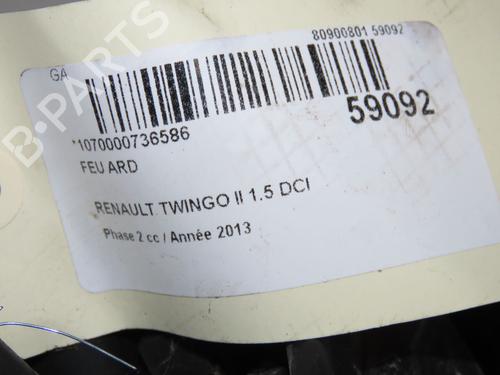 Used Right taillight Right taillight RENAULT TWINGO II Hatchback Van (CNO_) 1.5 dCi (CN03) (75 hp) 40484892 40484892