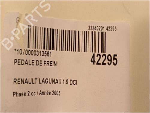bremsepedal RENAULT LAGUNA II (BG0/1_) 1.9 dCi (BG08, BG0G) (120 hp) 23173682
