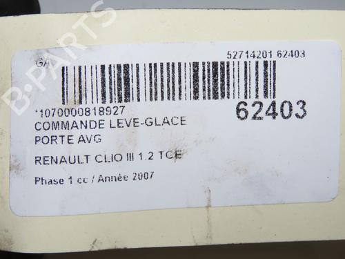 Left front window switch RENAULT CLIO III (BR0/1, CR0/1) 1.2 16V (BR0P, CR0P) | BP40205541I27  - Image 6