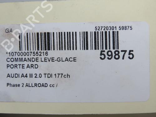 Right rear window switch AUDI A4 B8 (8K2) 2.0 TDI quattro | BP38608414I28 - Image 5