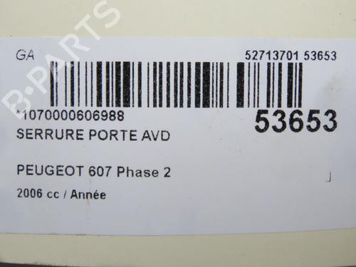 Front right lock CITROËN C8 (EA_, EB_) 2.2 HDi | BP36511042C97  - Image 5
