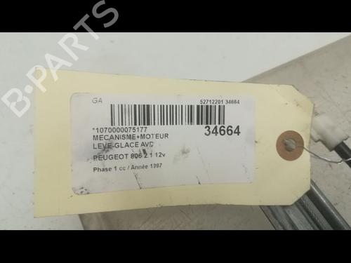Used Front right window mechanism PEUGEOT 806 (221) 2.1 td 12V (109 hp) 9595967