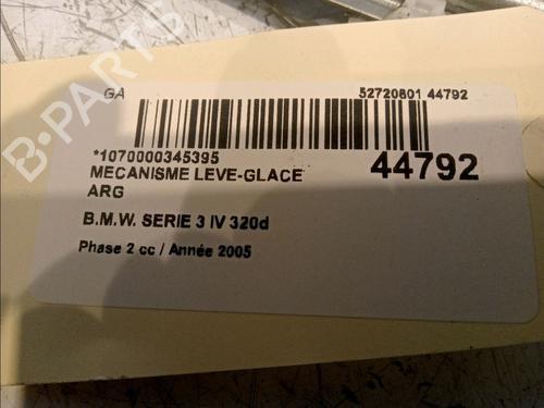 rear-left-window-mechanism-bmw-3-e46-320-d-51337077501-1997-1998-1999-2000-2001-2002-2003-2004-2005-11103117 main image
