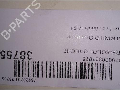 Used Left sun visor MINI MINI (R50, R53) One D (75 hp) 9619547