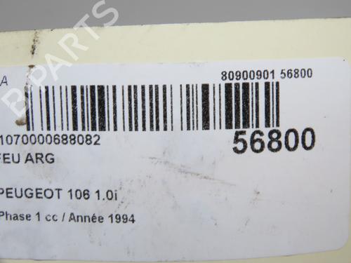 Used Left taillight PEUGEOT 106 I (1A, 1C) 1.0 (50 hp) 32377446