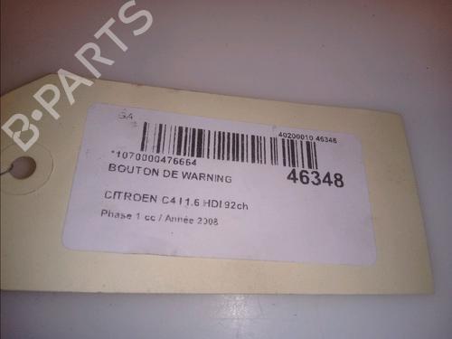 Used Warning switch Warning switch CITROËN C4 Coupe (LA_) 1.6 HDi (90 hp) 15577034 15577034