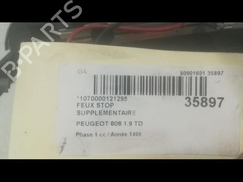Used Third brake light Third brake light PEUGEOT 806 (221) 1.9 TD (90 hp) 9598324 9598324