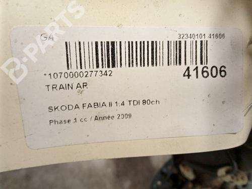 Rear axle SKODA FABIA II (542) 1.4 TDI | BP9613715M2 
