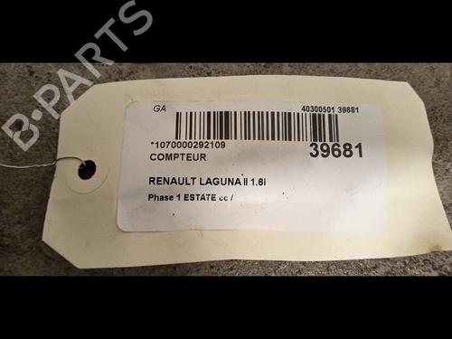 Instrument cluster RENAULT LAGUNA II Grandtour (KG0/1_) 1.6 16V (KG0A, KG0L) | BP23174811C47 