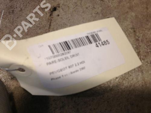 Right sun visor PEUGEOT 607 (9D, 9U) 2.2 HDi | BP9614321I2 
