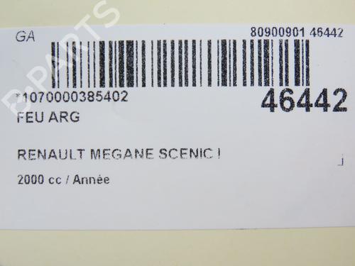 Used Left taillight RENAULT SCÉNIC I MPV (JA0/1_, FA0_) 1.9 dCi (JA05, JA1F) (102 hp) 23178068