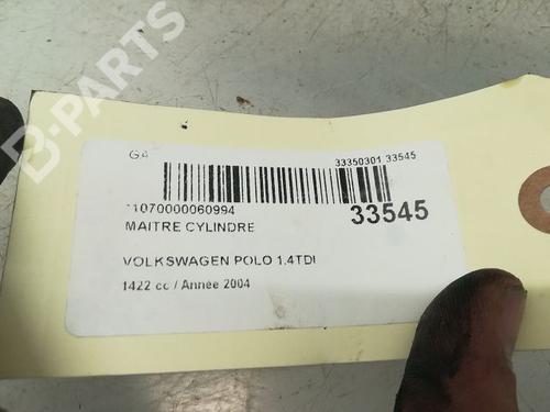 Brake master cylinder VW POLO (9N_, 9A_) 1.4 TDI | BP9594989M77 