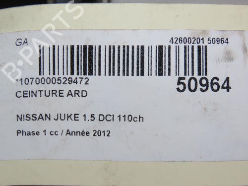 Rear right belt tensioner NISSAN JUKE (F15) 1.5 dCi | BP18732129C90 