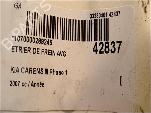 Used Left front brake caliper KIA CARENS II MPV (FJ) 2.0 CRDi (140 hp) 23174113