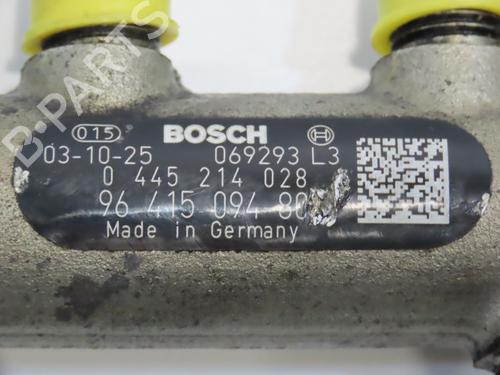 Injection rail PEUGEOT 206 Hatchback (2A/C) 1.4 HDi eco 70 | BP16555572M98 