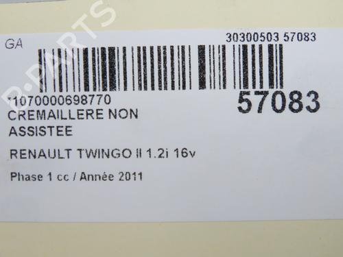 Steering rack RENAULT TWINGO II (CN0_) 1.2 16V (CN04, CN0B) | BP36395780M22 - Image 7