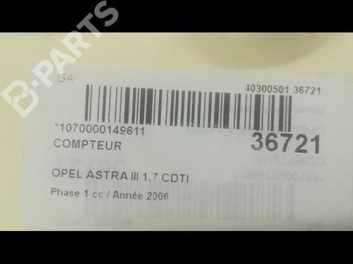Instrument cluster OPEL ASTRA H GTC (A04) 1.7 CDTi (L08) | BP9600705C47 