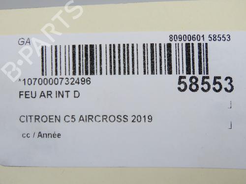Right tailgate light CITROËN C5 AIRCROSS (A_) 1.2 PureTech 130 (ARHNSJ) | BP36511124C80 - Image 5