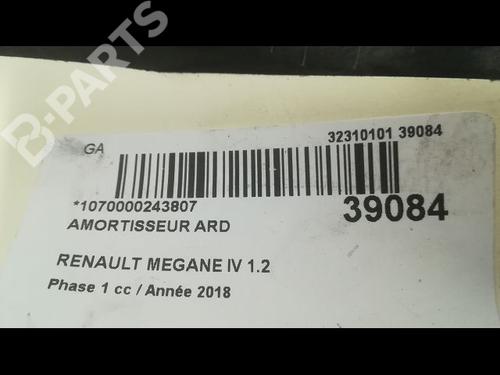 Right rear shock absorber RENAULT MEGANE IV Hatchback (B9A/M/N_) 1.6 TCe 205 (B9MV) | BP10189862M19 