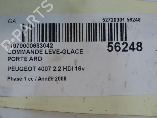 Used Right rear window switch PEUGEOT 4007 (VU_, VV_) 2.2 HDi (156 hp) 31120900