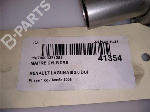 Brake master cylinder RENAULT LAGUNA III (BT0/1) 2.0 dCi (BT01, BT08, BT09, BT0E, BT0K, BT12, BT1C, BT1D,... | BP11100399M77 