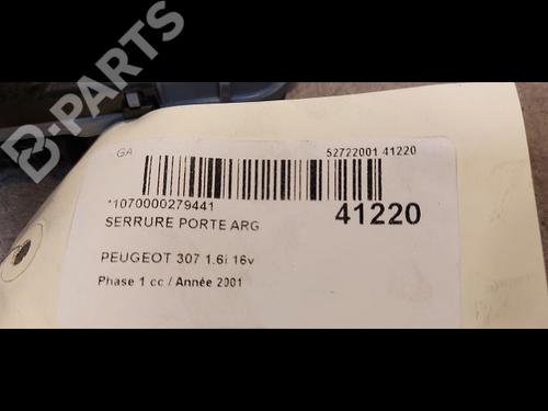 Rear left lock PEUGEOT 307 (3A/C) 1.6 16V | BP9613977C100 