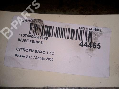 Injector CITROËN SAXO (S0, S1) 1.5 D | BP9821598M100 