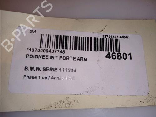 Rear left interior door handle BMW 1 (E87) 118 d | BP11418212I15