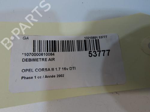 Mass air flow sensor OPEL CORSA C (X01) 1.7 DTI (F08, F68) | BP33711589M95 - Image 4