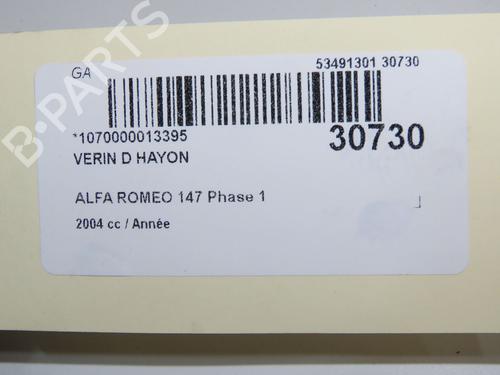 Gasdæmper bagklap Gasdæmper bagklap ALFA ROMEO 147 (937_) 1.9 JTD 16V (937.AXG1B, 937.BXG1B) (140 hp) 36495521 36495521