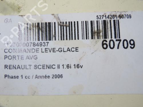 Left front window switch RENAULT SCÉNIC II (JM0/1_) 2.0 (JM05, JM0U, JM1N, JM1U, JM2V) | BP39039391I27 - Image 6