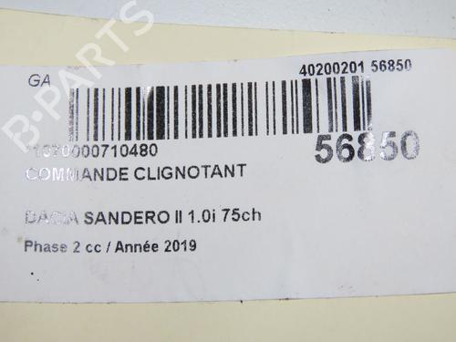 Steering column stalk DACIA SANDERO II 1.0 SCe 75 (B8JC, B8JD, B8NC) | BP32377344I23 - Image 4