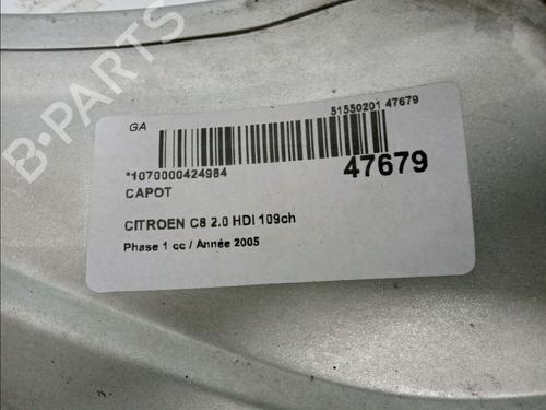 Motorhjelm CITROËN C8 (EA_, EB_) 2.0 HDi (110 hp) 23175422