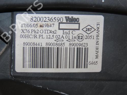 Left headlight RENAULT KANGOO (KC0/1_) 1.5 dCi (KC08, KC09) | BP17868672C28 