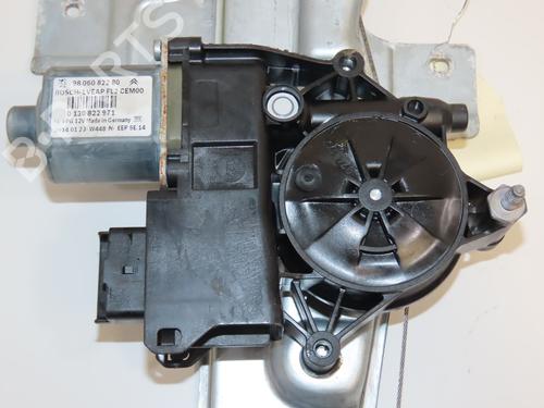 Rear left window mechanism PEUGEOT 2008 I (CU_) 1.6 HDi | BP28968939C24 