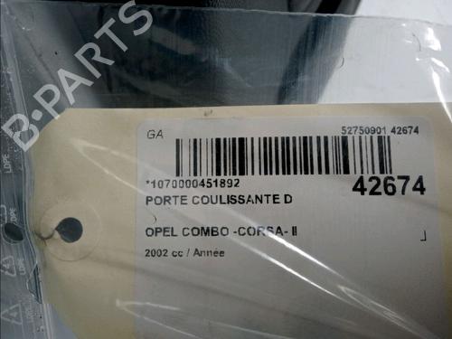 right-slide-door-opel-combo-tour-16-93174627-2001-2002-2003-2004-2005-2006-2007-2008-2009-2010-2011-14951774 main image