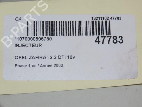 Used Injector OPEL ZAFIRA A MPV (T98) 2.2 DTI 16V (F75) (117 hp) 23171560