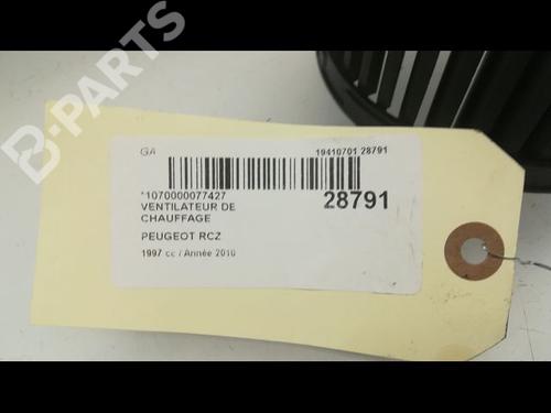 Heater blower motor PEUGEOT RCZ 2.0 HDi | BP9596143M62 