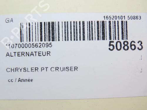 Alternator CHRYSLER PT CRUISER (PT_) 2.4 | BP28967053M7