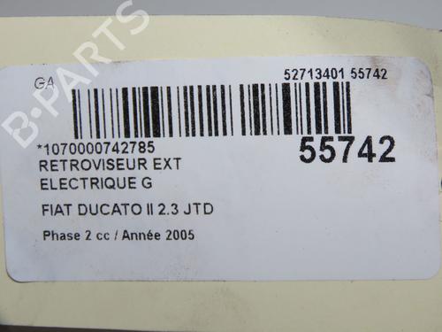 Used Left mirror Left mirror FIAT DUCATO Van (244_) 2.3 JTD (110 hp) 33836473 33836473