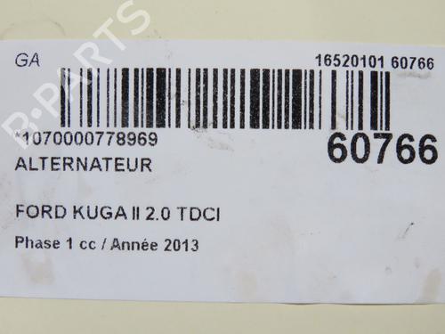 Used Alternator Alternator FORD KUGA II (DM2) 2.0 TDCi (140 hp) 40110608 40110608