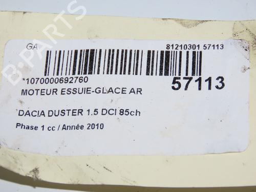 Essuie-glace moteur arrière DACIA DUSTER (HS_) 1.5 dCi (86 hp) 32100540