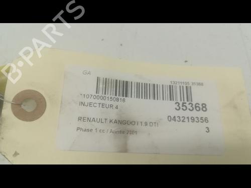 Injector RENAULT KANGOO (KC0/1_) 1.9 dTi (KC0U) | BP23171637M100 - Image 3