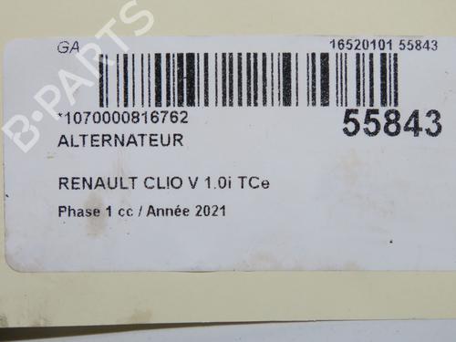 Alternator RENAULT CLIO V (B7_) 1.0 TCe 90 (B7MT) | BP40205482M7 - Image 9
