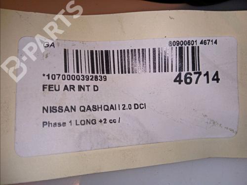 Right tailgate light NISSAN QASHQAI / QASHQAI +2 I (J10, NJ10, JJ10E) 2.0 dCi | BP11418240C80 
