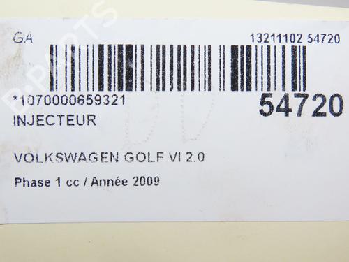 Injector VW GOLF VI (5K1) 2.0 TDI | BP28966898M100 