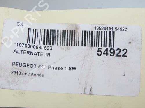 Used Alternator PEUGEOT 508 SW I (8E_) 1.6 HDi (115 hp) 31819543