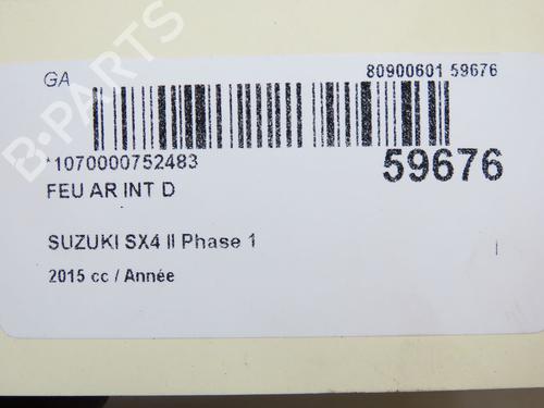 Right tailgate light SUZUKI SX4 S-Cross (JY) 1.6 AllGrip (AKK 416) | BP39387913C80 - Image 2
