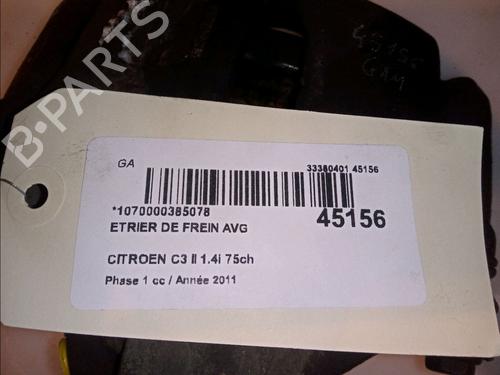 Left front brake caliper CITROËN C3 II (SC_) 1.4 | BP14878534M105 