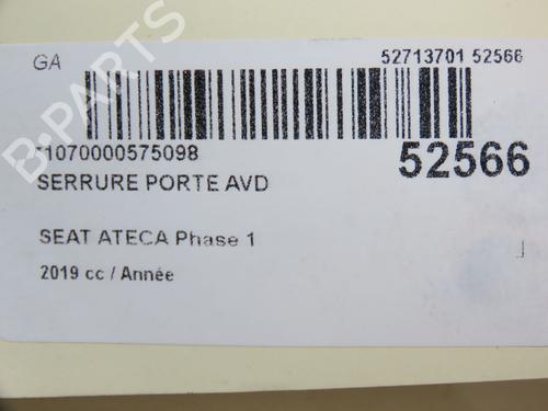 Front right lock SEAT ATECA (KH7, KHP) 1.6 TDI | BP28968783C97 
